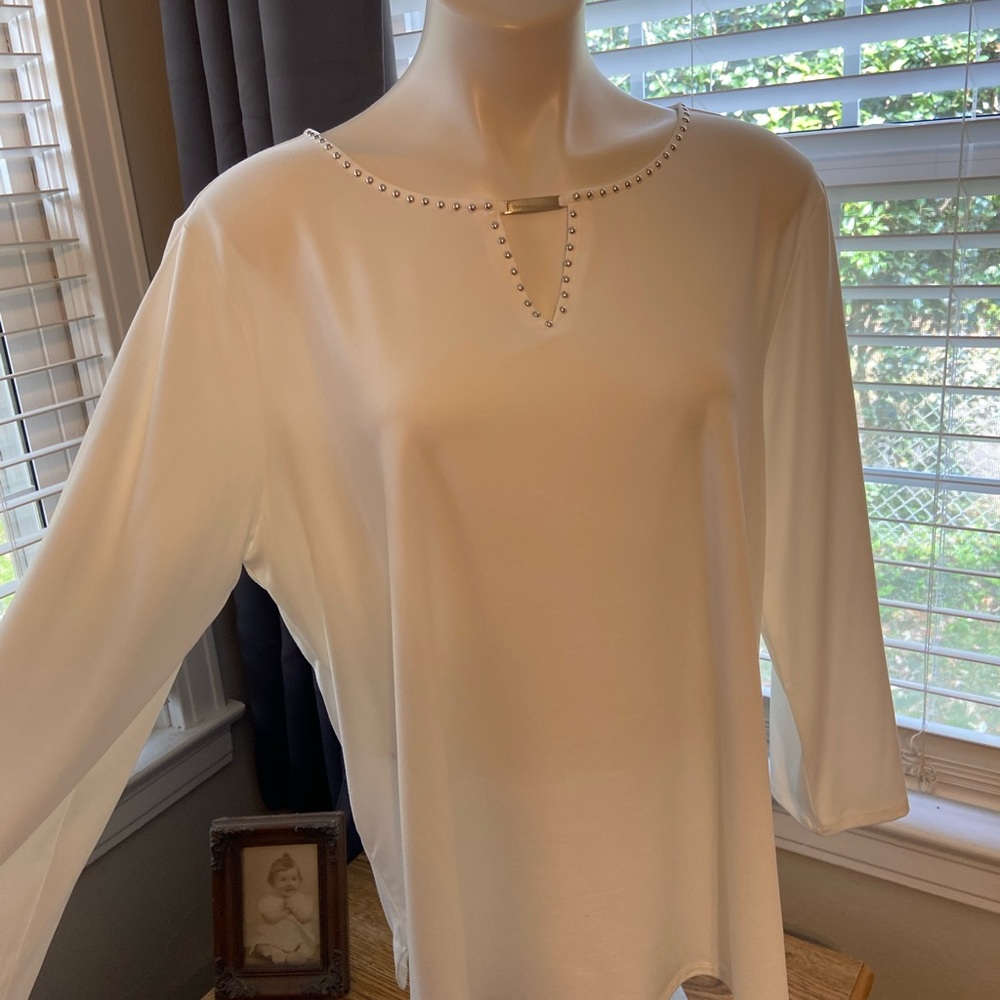 Ruby Rd XL white top - Picture 1 of 5